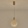 LED Lustr na lanku PERFORATO LED/6,3W/230V 3000K zlatá pr. 20 cm