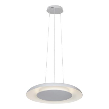 LED Lustr na lanku PIATTINO LED/30W/230V 2700/3200/4000K pr. 40 cm bílá