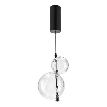 LED Lustr na lanku PLAYA LED/10W/230V černá