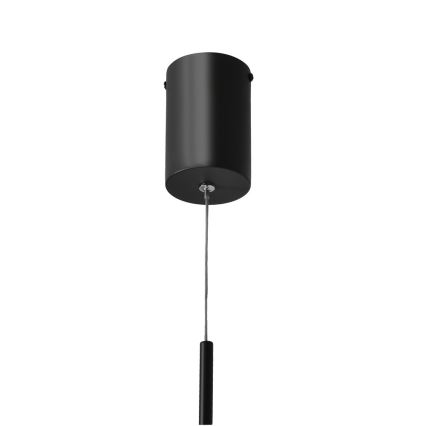LED Lustr na lanku PUMA LED/10W/230V pr. 14 cm černá