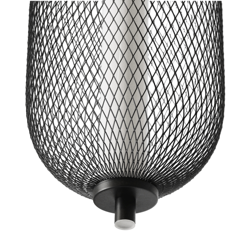 LED Lustr na lanku PUMA LED/10W/230V pr. 15 cm černá