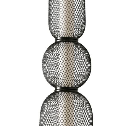 LED Lustr na lanku PUMA LED/15W/230V pr. 14 cm černá