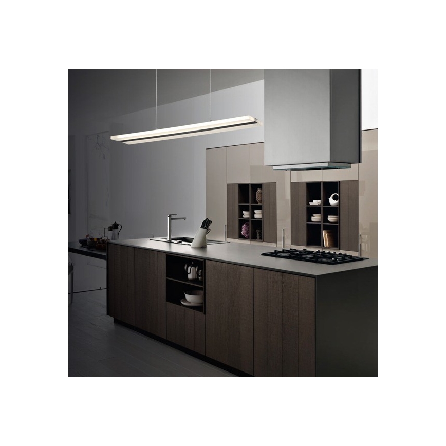 LED Lustr na lanku RAY 1xLED/36W/230V