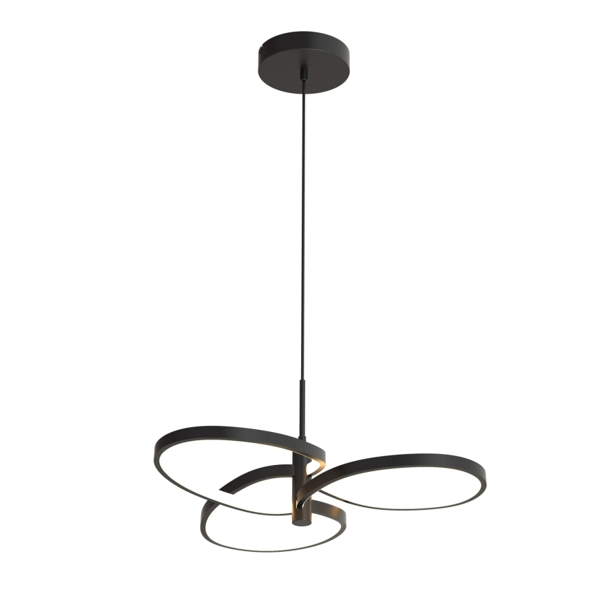 LED Lustr na lanku RIBBON LED/25W/230V 4000K černá