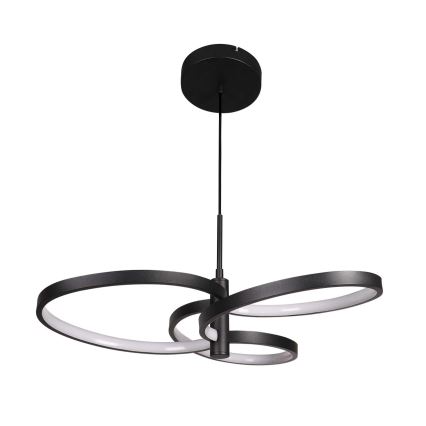 LED Lustr na lanku RIBBON LED/25W/230V 4000K černá