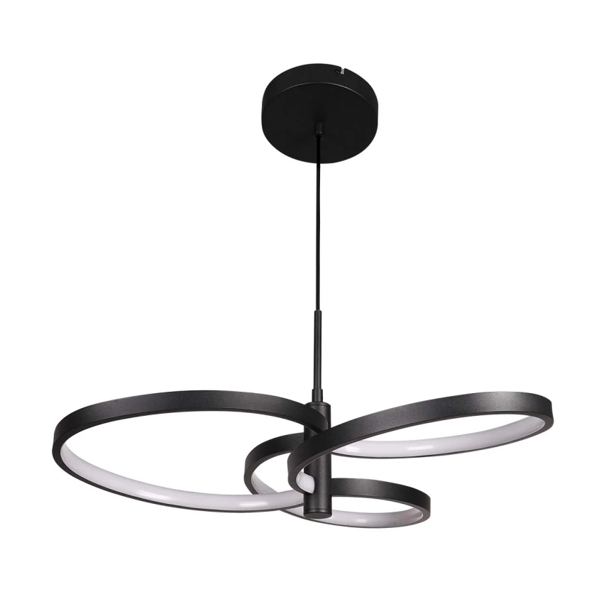 LED Lustr na lanku RIBBON LED/25W/230V 4000K černá