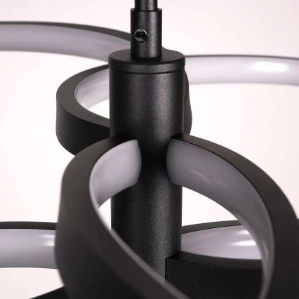 LED Lustr na lanku RIBBON LED/37W/230V 4000K černá