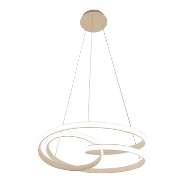 LED Lustr na lanku RIBBON LED/42W/230V béžová