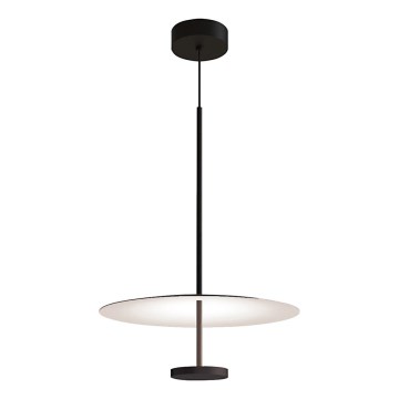 LED Lustr na lanku ROSS LED/13W/230V černá/bílá