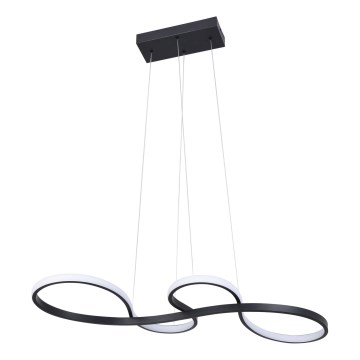 LED Lustr na lanku SALSA LED/38W/230V 4000K černá