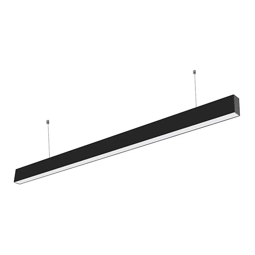 LED Lustr na lanku SAMSUNG CHIP 1xLED/40W/230V 4000K černá