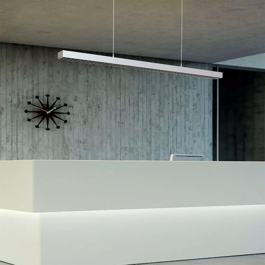 LED Lustr na lanku SAMSUNG CHIP 1xLED/60W/230V 4000K bílá