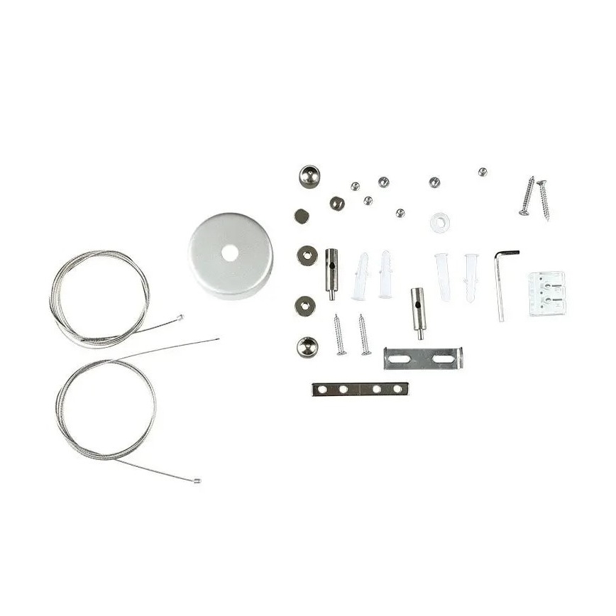 LED Lustr na lanku SAMSUNG CHIP LED/40W/230V 4000K černá