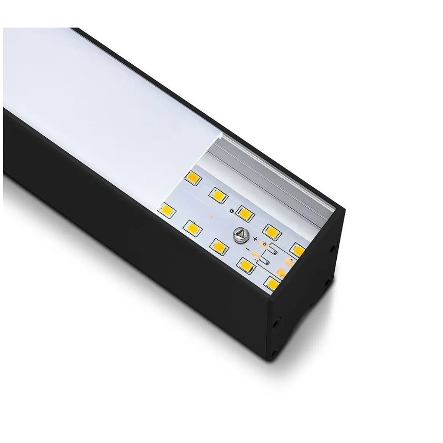 LED Lustr na lanku SAMSUNG CHIP LED/40W/230V 6400K černá