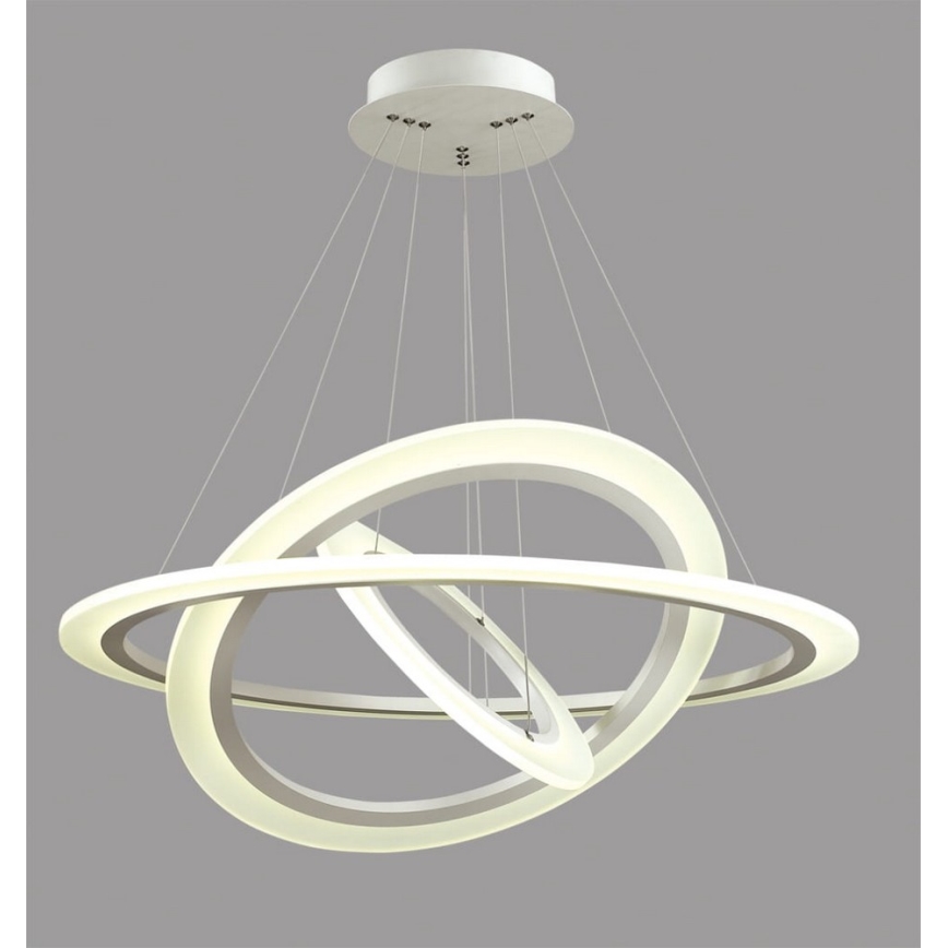 LED Lustr na lanku SATURN LED/109W/230V