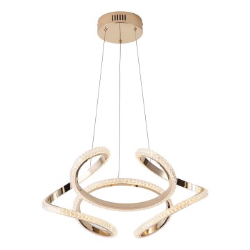 LED Lustr na lanku SATURN LED/24W/230V 3000K 50x120 cm