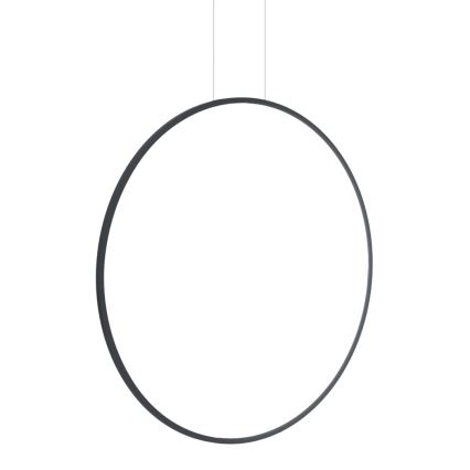 LED Lustr na lanku SATURNO LED/46W/230V pr. 80 cm IP44 černá