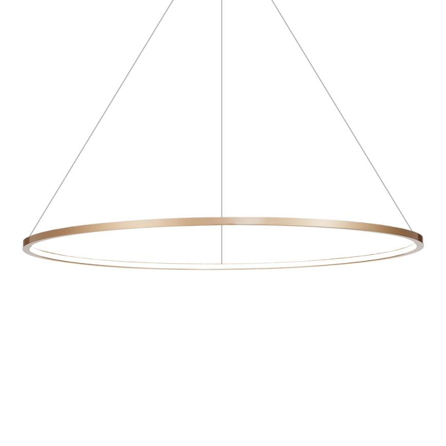 LED Lustr na lanku SATURNO LED/57W/230V pr. 100 cm IP44 zlatá