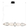 LED Lustr na lanku SHINY LED/23W/230V bílá/zlatá