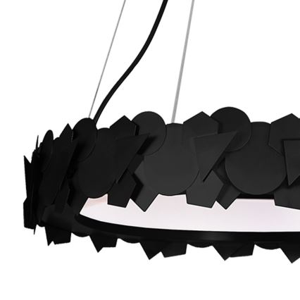 LED Lustr na lanku SOHO LED/24W/230V černá