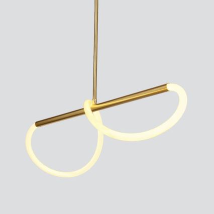 LED Lustr na lanku SUPREME LED/18W/230V 80 cm zlatá