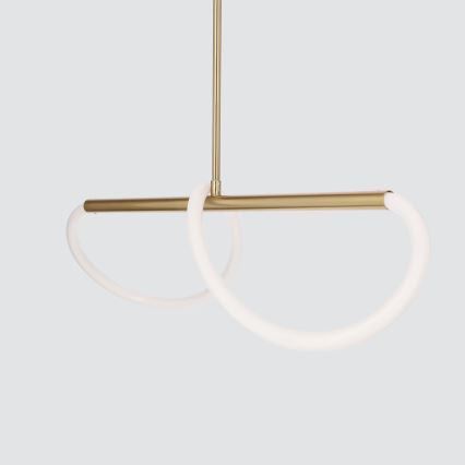 LED Lustr na lanku SUPREME LED/18W/230V 80 cm zlatá