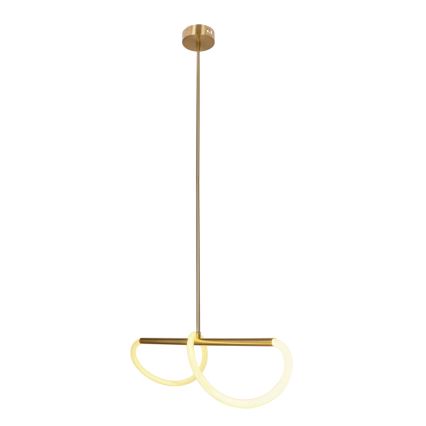LED Lustr na lanku SUPREME LED/18W/230V 80 cm zlatá