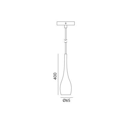 LED Lustr na lanku TAMPERE LED/7W/230V