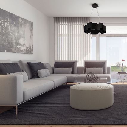 LED Lustr na lanku TORINO LED/24W/230V