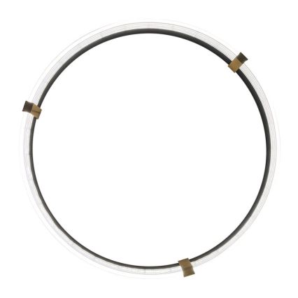 LED Lustr na lanku TRIANGLE LED/40W/230V 3000/4000/6000K pr. 60 cm černá