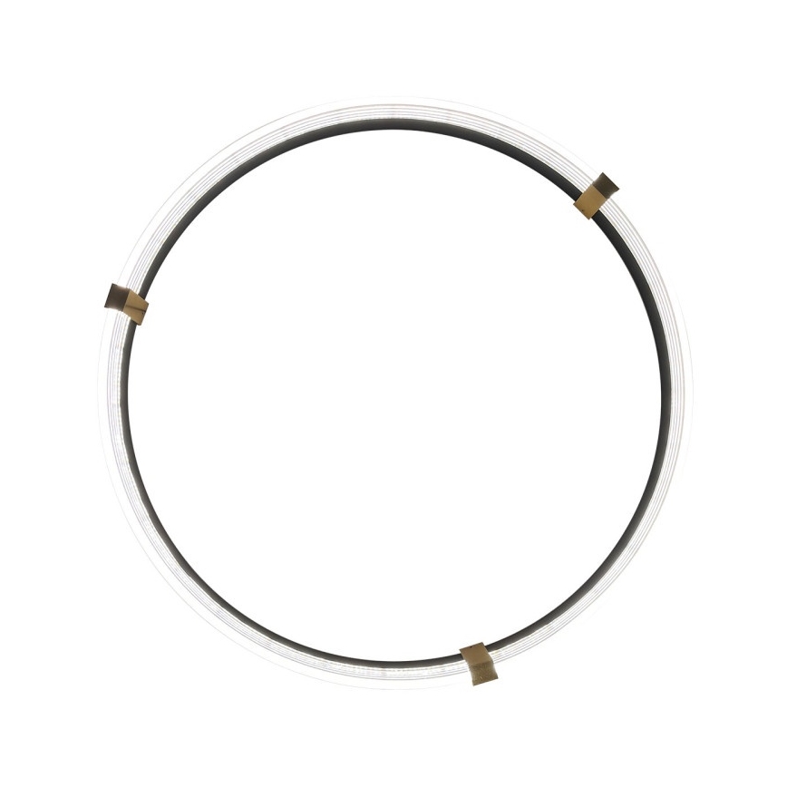 LED Lustr na lanku TRIANGLE LED/40W/230V 3000/4000/6000K pr. 60 cm černá