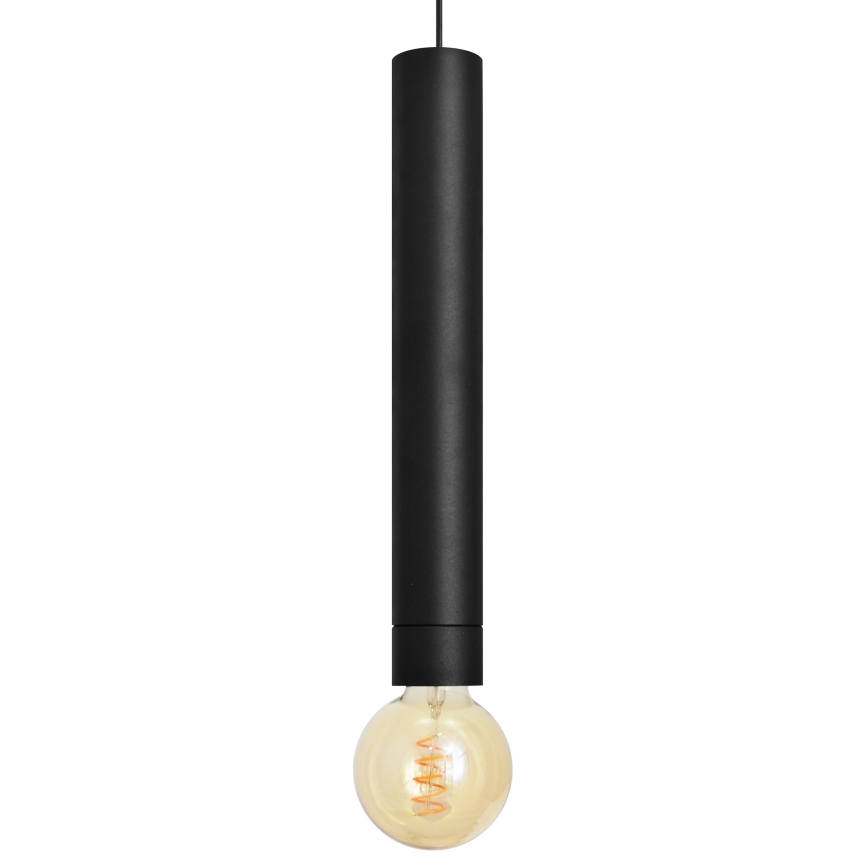 LED Lustr na lanku TUBA 1xGU10/20W/230V černá