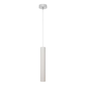 LED Lustr na lanku TUBA 1xGU10/4,8W/230V bílá