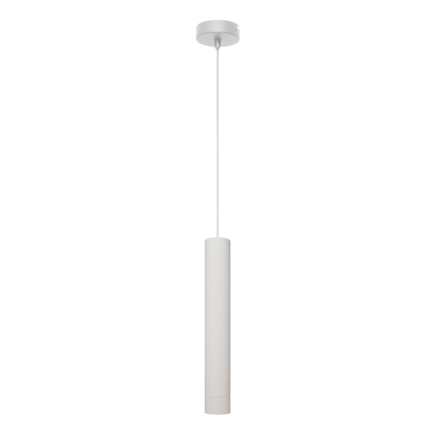 LED Lustr na lanku TUBA 1xGU10/4,8W/230V bílá