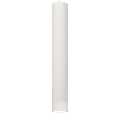 LED Lustr na lanku TUBA 1xGU10/4,8W/230V bílá