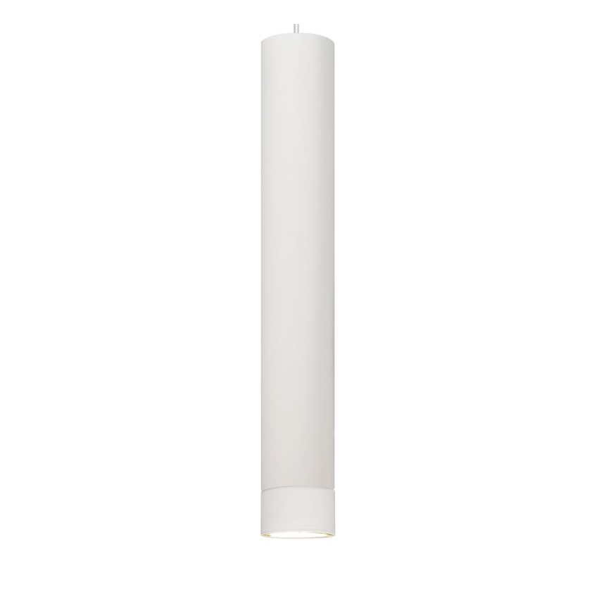 LED Lustr na lanku TUBA 1xGU10/4,8W/230V bílá