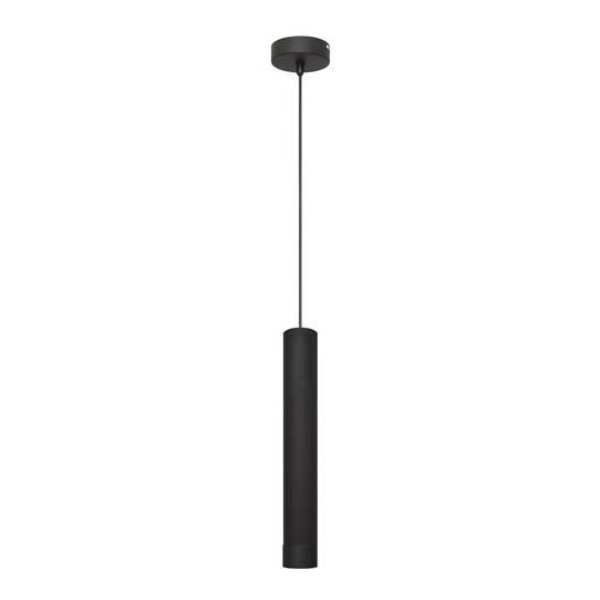 LED Lustr na lanku TUBA 1xGU10/4,8W/230V černá