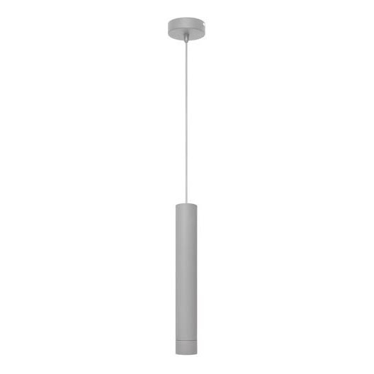 LED Lustr na lanku TUBA 1xGU10/4,8W/230V šedá