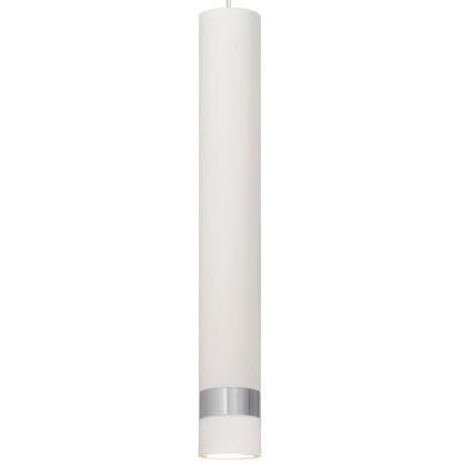 LED Lustr na lanku TUBA 3xGU10/4,8W/230V bílá/lesklý chrom