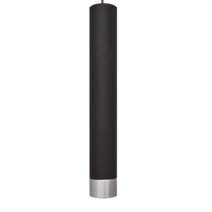 LED Lustr na lanku TUBA 3xGU10/4,8W/230V černá/lesklý chrom