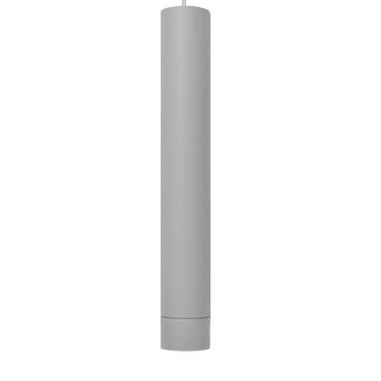 LED Lustr na lanku TUBA 3xGU10/4,8W/230V šedá