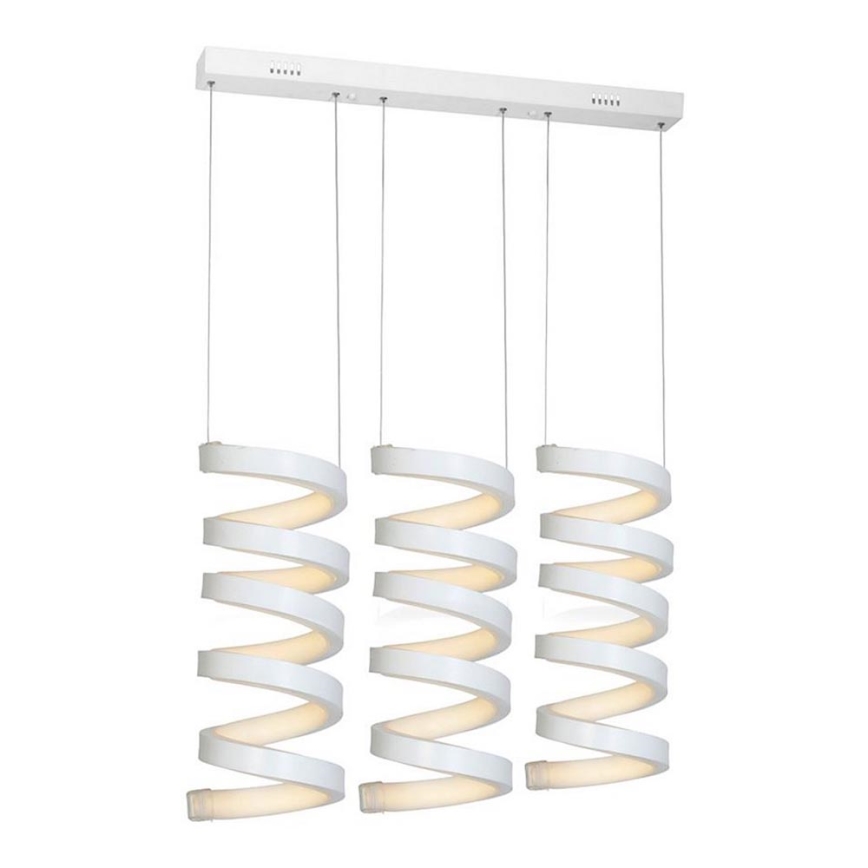 LED Lustr na lanku TWIST 3xLED/18W/230V