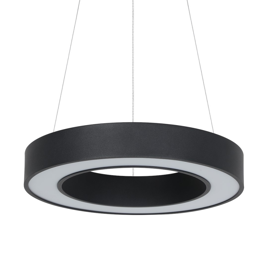 LED Lustr na lanku UNION LED/40W/230V 3000/4000/6500K pr. 40 cm černá