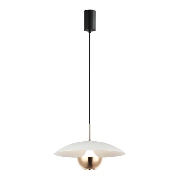 LED Lustr na lanku VALIA LED/9W/230V bílá/zlatá