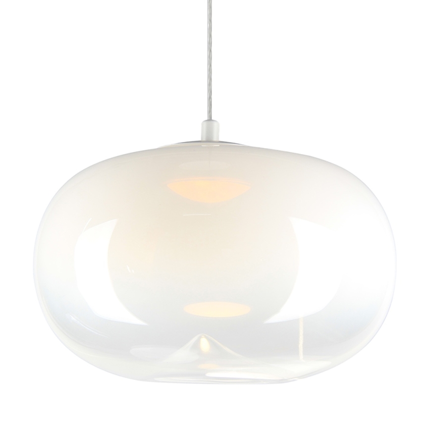 LED Lustr na lanku VASO LED/4W/230V pr. 18 cm bílá
