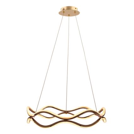 LED Lustr na lanku VAVE LED/28W/230V rose gold