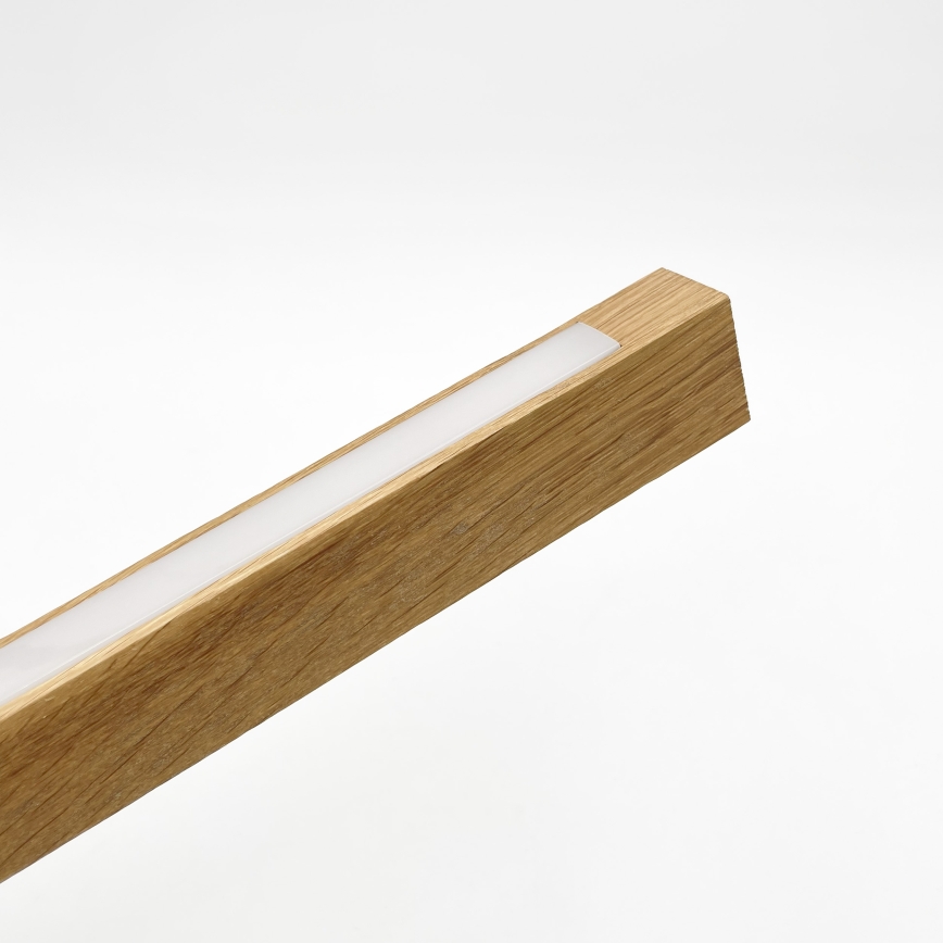 LED Lustr na lanku VERDE LED/18W/230V 3000K 106 cm dub