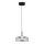 LED Lustr na lanku VETRO LED/6W/230V pr. 23 cm šedá/černá