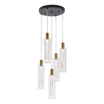 LED Lustr na lanku VIAL LED/38W/230V 3000K