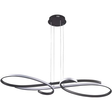 LED Lustr na lanku VIOLIN LED/40W/230V černá